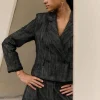 By bar Jassen<adina twill blazer | jet black