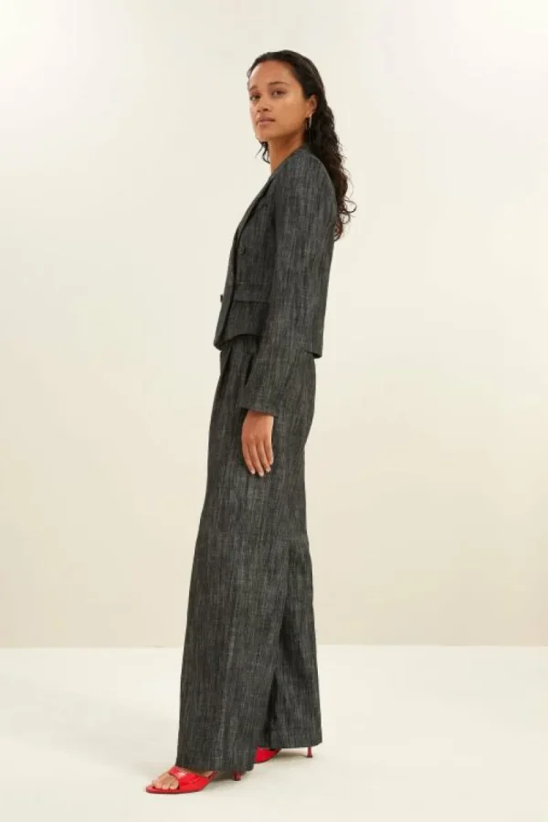 By bar Jassen<adina twill blazer | jet black
