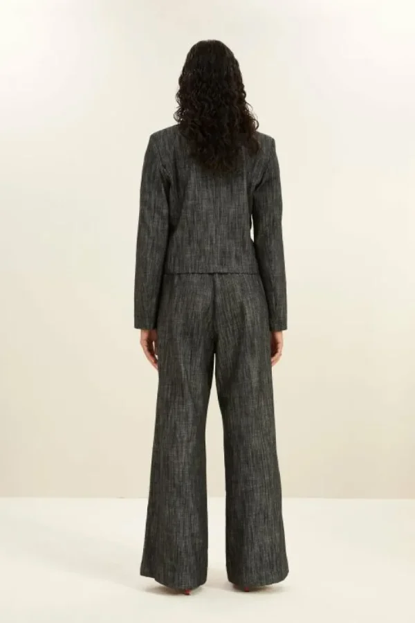 By bar Jassen<adina twill blazer | jet black
