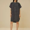 By bar Jurken<amber paper dress | paper print
