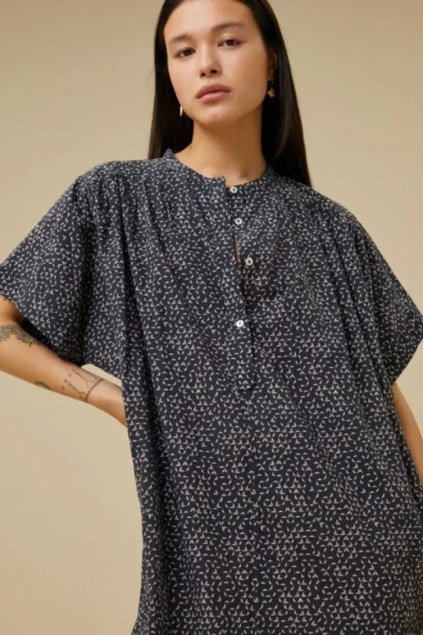 By bar Jurken<amber paper dress | paper print