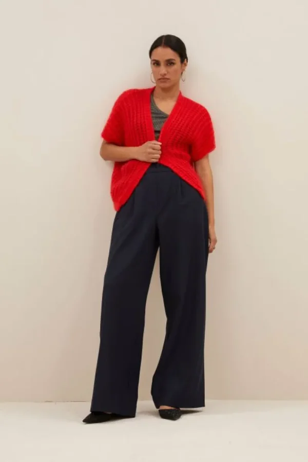 By bar Vesten<anna cardigan | lipstick