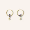 By bar Oorbellen<asha earring | blue