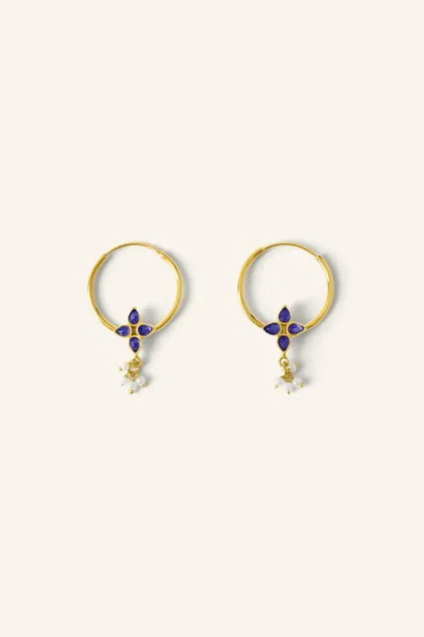 By bar Oorbellen<asha earring | blue
