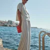 By bar Broeken<benji marine pants | marine stripe