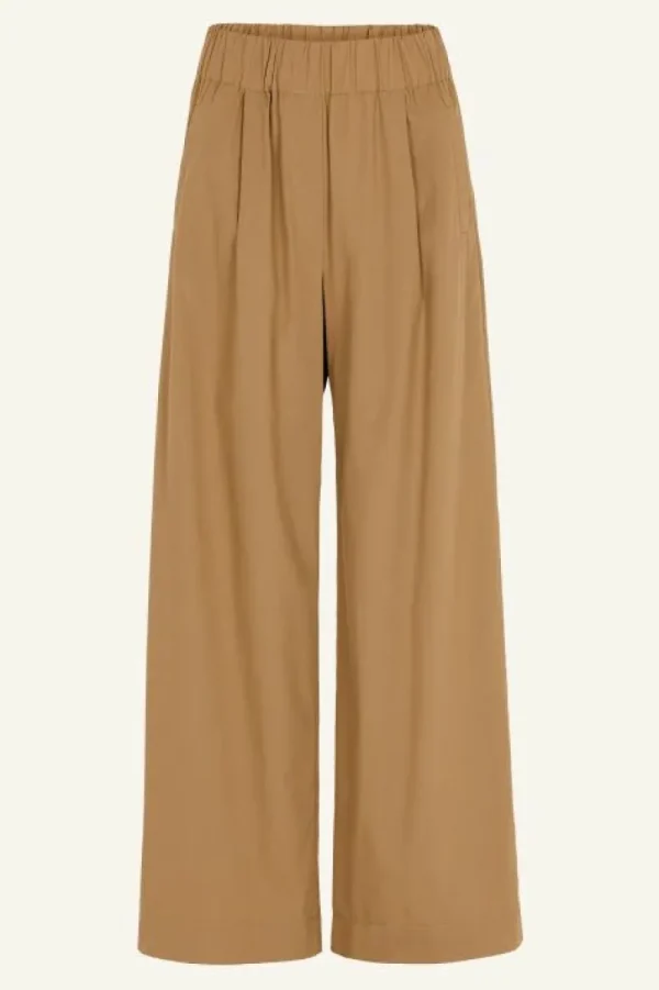By bar Broeken<benji poplin pants | camel