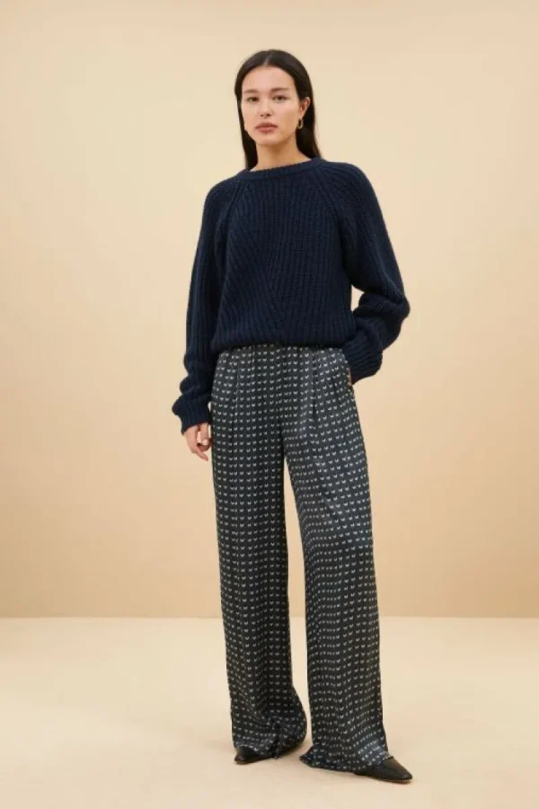 By bar Broeken<benji rastre pants | rastre print