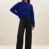 By bar Broeken<benji satin pants | midnight
