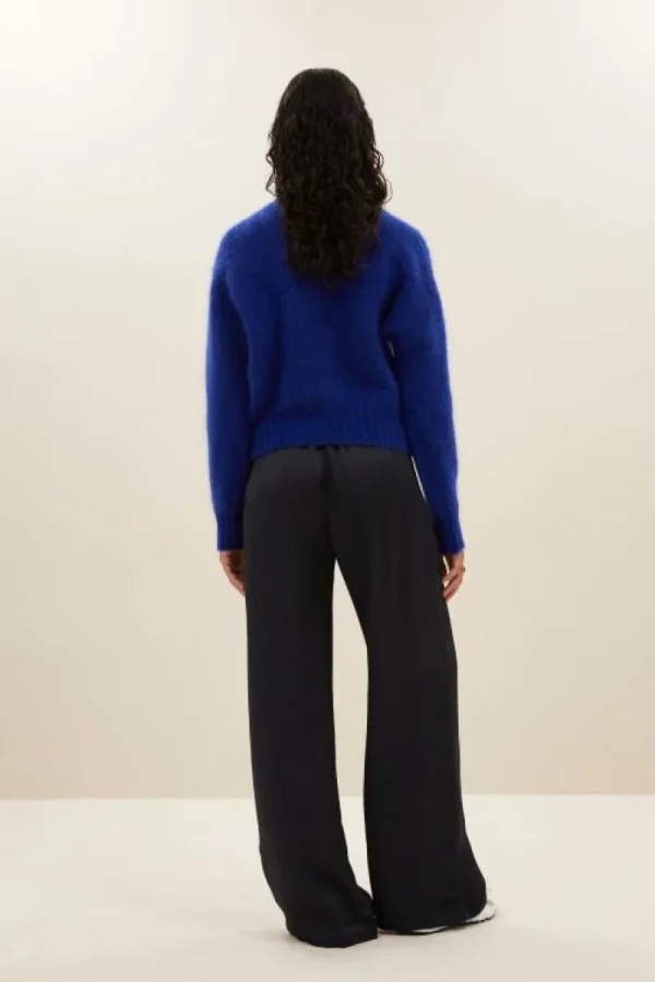 By bar Broeken<benji satin pants | midnight