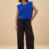 By bar Broeken<benji square pants | square print