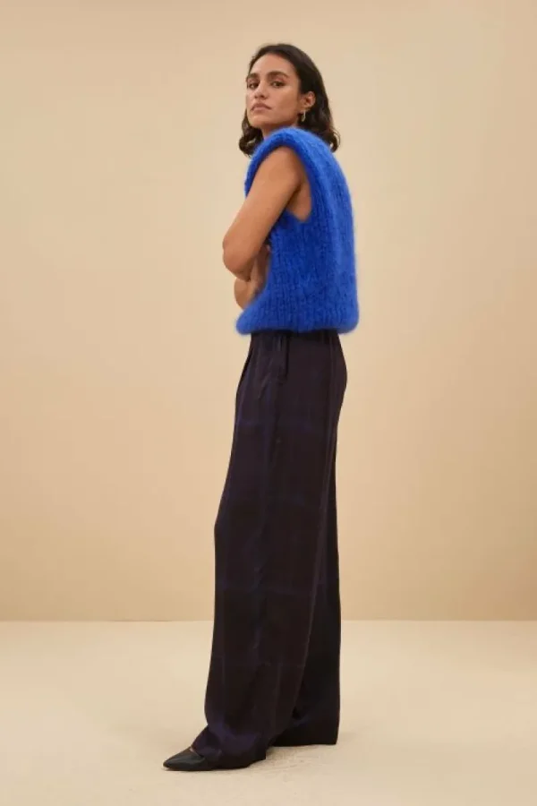 By bar Broeken<benji square pants | square print