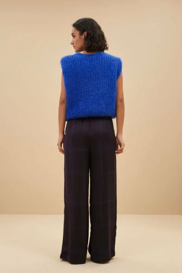 By bar Broeken<benji square pants | square print