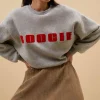 By bar Sweaters | Truien<bibi boogie sweater | grey melee