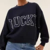 By bar Sweaters | Truien<bibi patchwork sweater | midnight