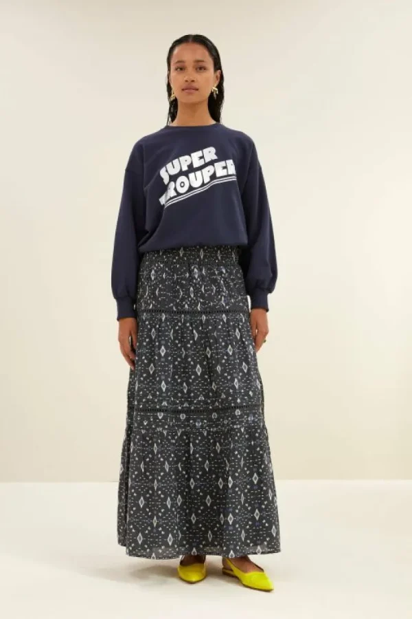 By bar Sweaters | Truien<bibi super sweater | uniform blue