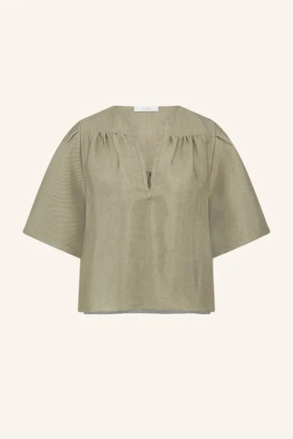 By bar Blouses<blake gloss blouse | gold
