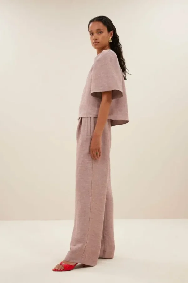 By bar Blouses<blake gloss blouse | mellow rose
