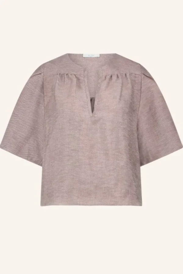 By bar Blouses<blake gloss blouse | mellow rose