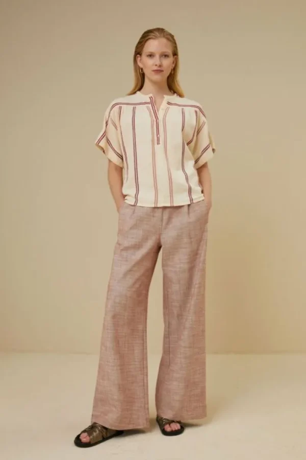 By bar Blouses<bo athia blouse | grenache