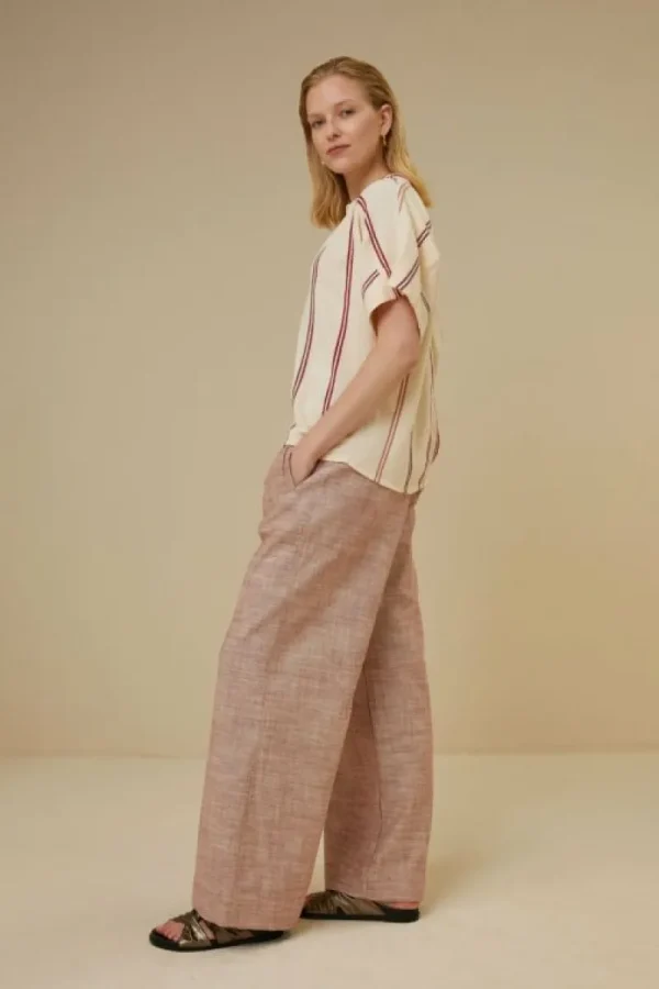 By bar Blouses<bo athia blouse | grenache
