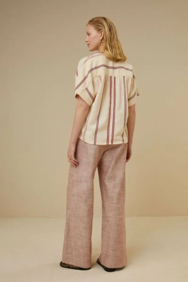 By bar Blouses<bo athia blouse | grenache