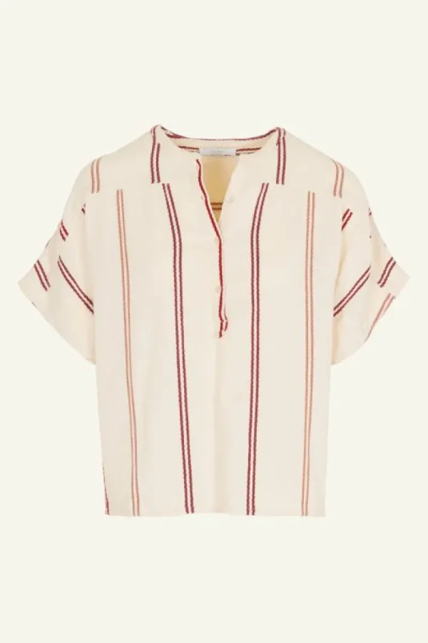 By bar Blouses<bo athia blouse | grenache