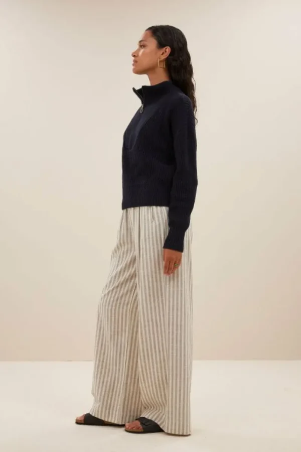 By bar Truien<boxy beau cotton pullover | midnight