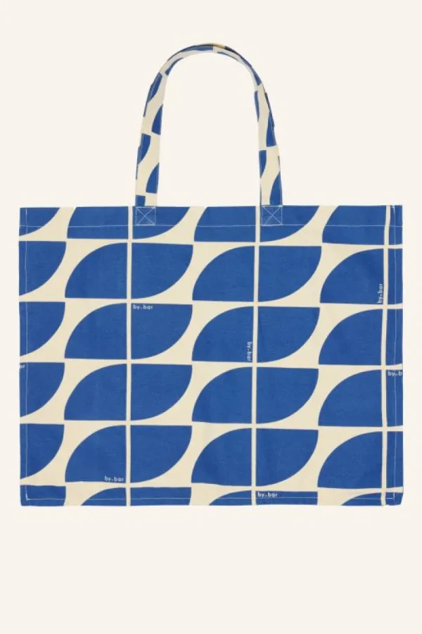 By bar Tassen<canvas bag logo L | kingsblue