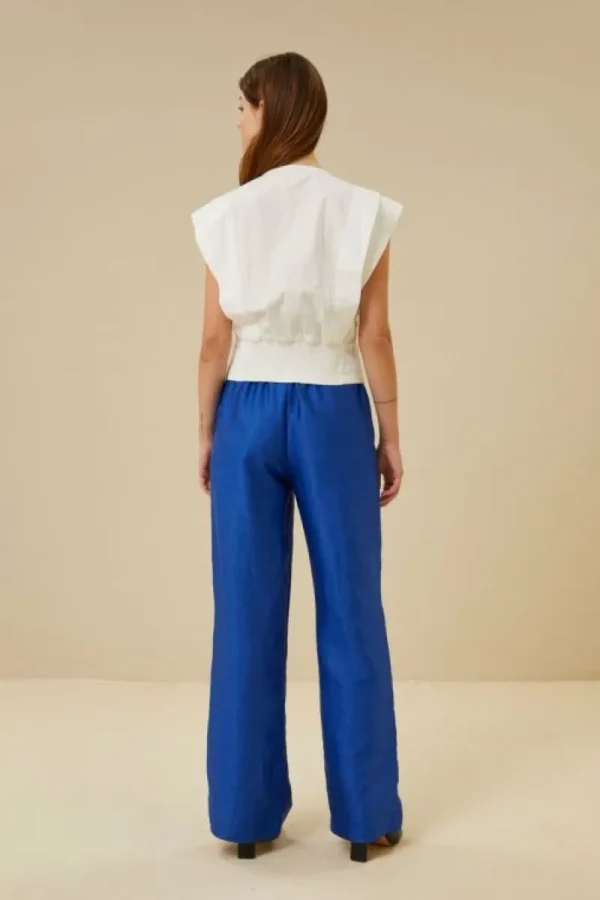 By bar Blouses<cathy poplin blouse | white