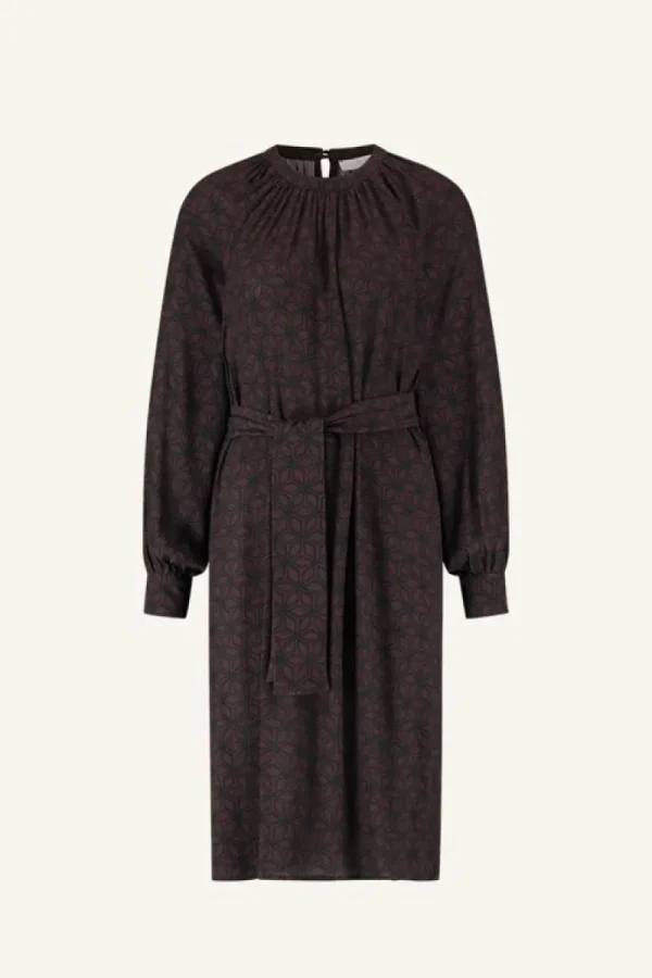 By bar Jurken<dae contiki dress | contiki print
