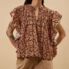 By bar Blouses<danee anika blouse | anika print