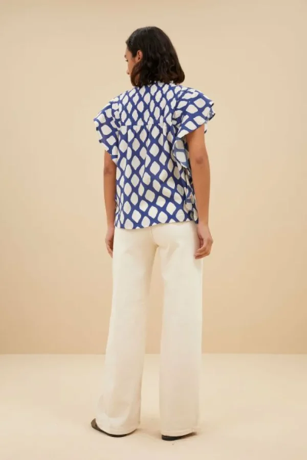 By bar Blouses<danee balu blouse | balu print