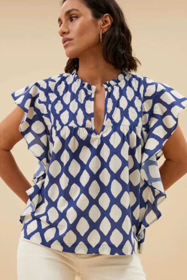By bar Blouses<danee balu blouse | balu print