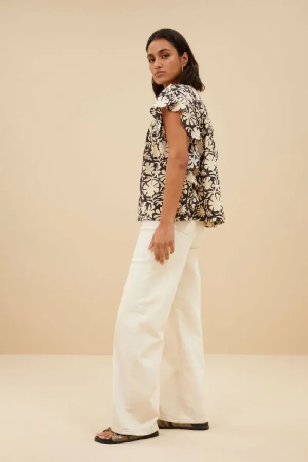By bar Blouses<danee veda blouse | veda print