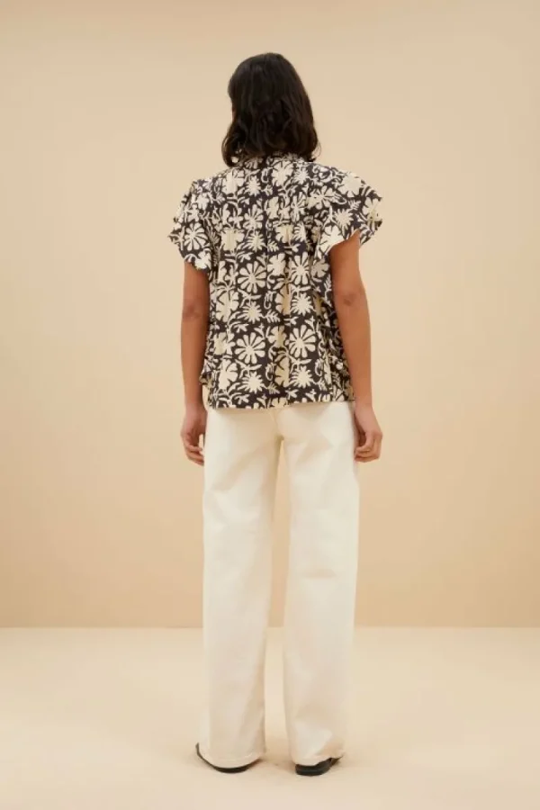 By bar Blouses<danee veda blouse | veda print