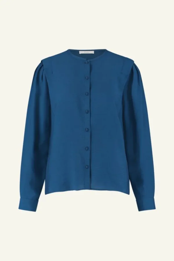 By bar Blouses<erin blouse | college navy