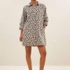 By bar Jurken<flynth cheetah dress | cheetah print