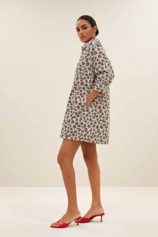By bar Jurken<flynth cheetah dress | cheetah print