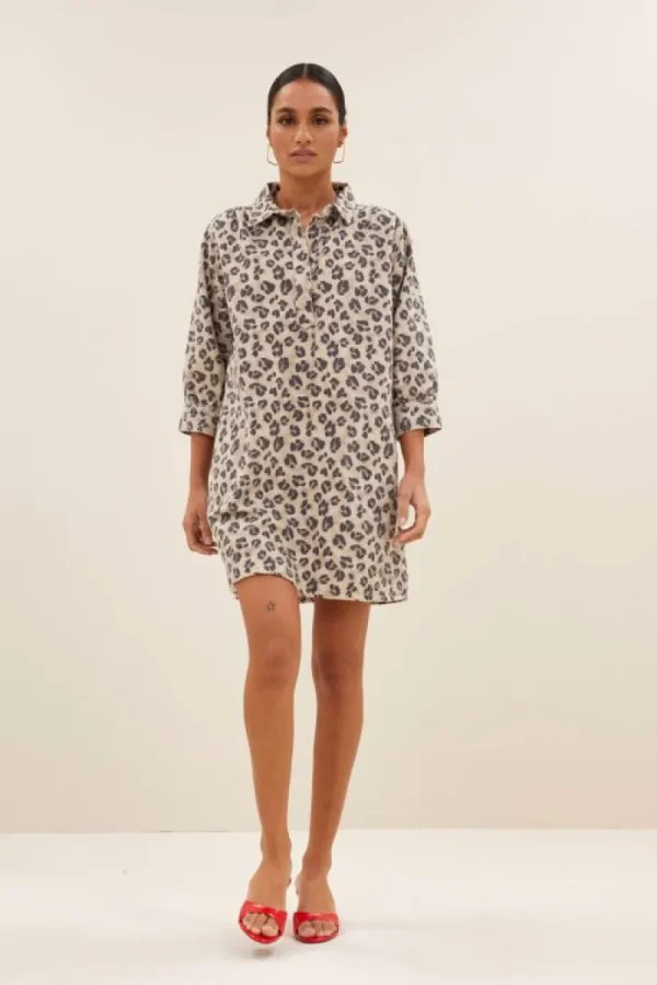 By bar Jurken<flynth cheetah dress | cheetah print