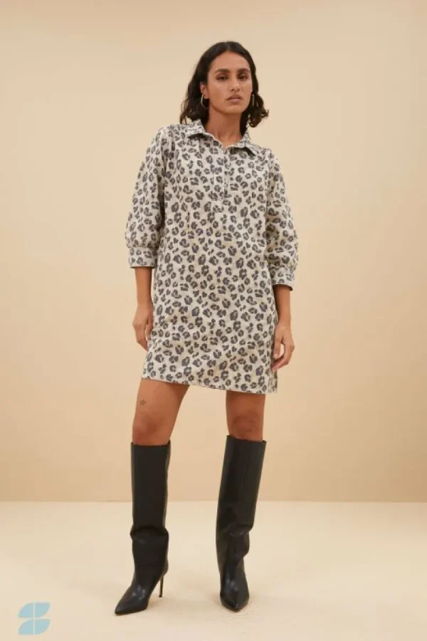 By bar Jurken<flynth cheetah dress | cheetah print