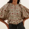 By bar Blouses<gabie rohin blouse | rohin print