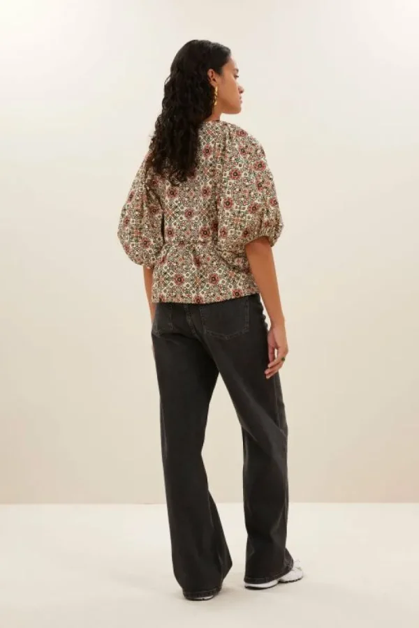 By bar Blouses<gabie rohin blouse | rohin print