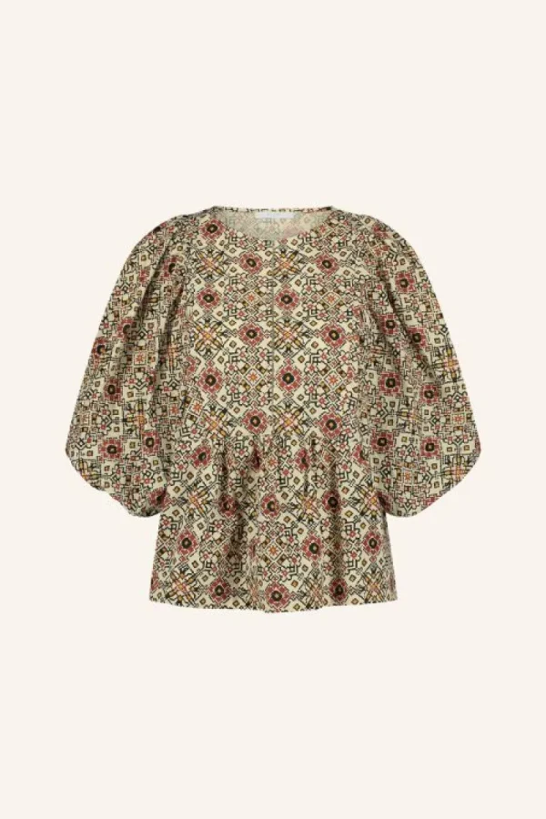 By bar Blouses<gabie rohin blouse | rohin print