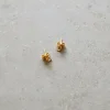 By bar Oorbellen | Sieraden<half moon earring | gold