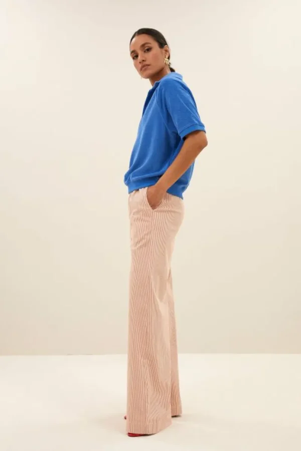 By bar Tops & Shirts<harper slub top | queens blue