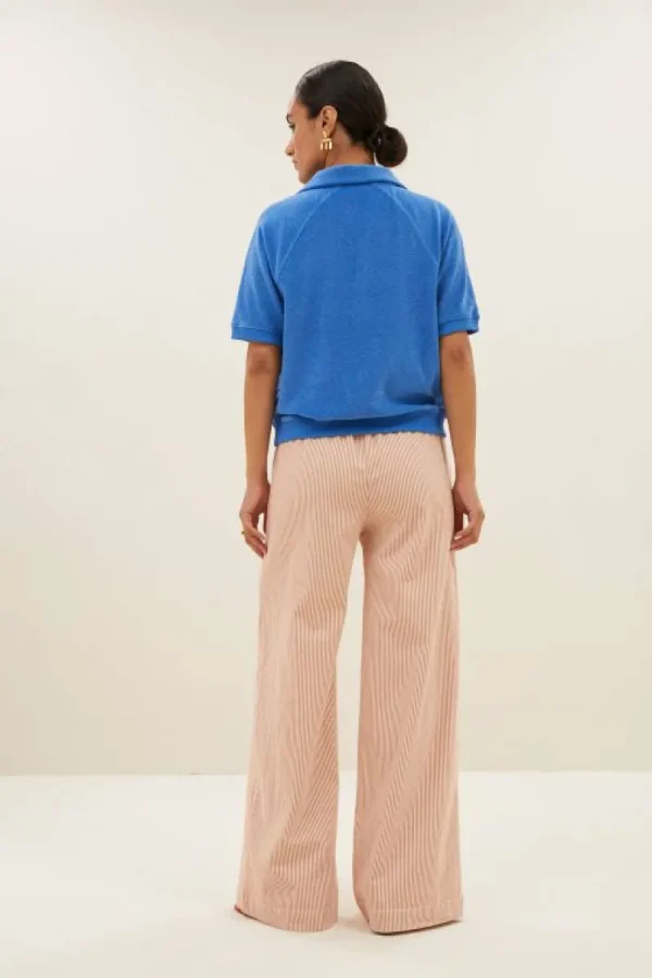 By bar Tops & Shirts<harper slub top | queens blue