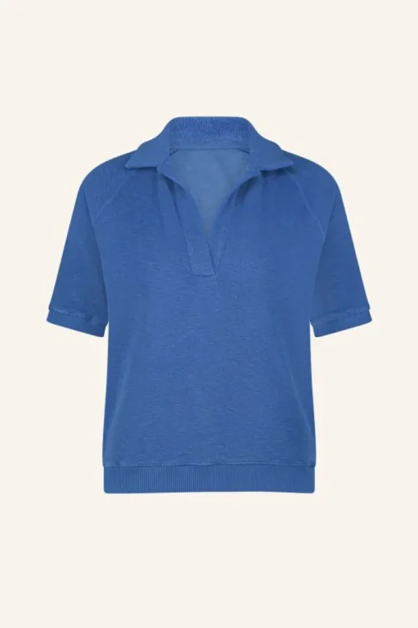 By bar Tops & Shirts<harper slub top | queens blue