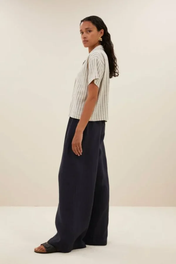 By bar Blouses<jake marine blouse | marine stripe