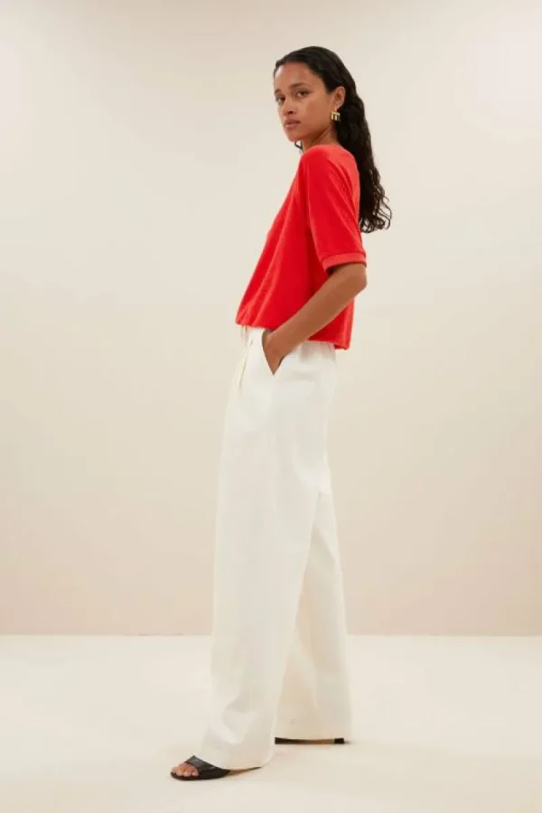 By bar Broeken<jaxx twill pants | off white