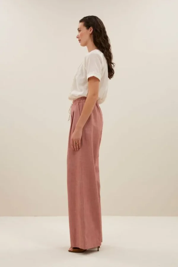 By bar Broeken<jaxx twill pants | old pink